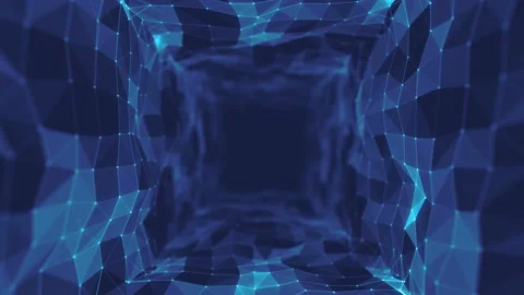 Abstract Plexus Geometrical Background Loop Stock Footage 151746249