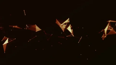 Abstract Plexus Geometrical Background Loop Stock Footage 152167718