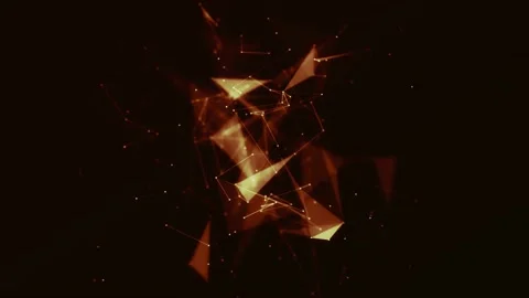 Abstract Plexus Geometrical Background Loop Video stock 152167720