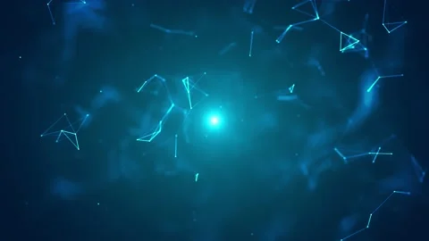 Abstract Plexus Geometrical Background Loop 스톡 동영상 153161494