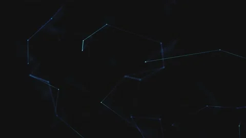 Abstract Plexus Geometrical Background Loop Stock Footage 153472390