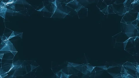 Abstract Plexus Geometrical Background Loop Stock Footage 153697709