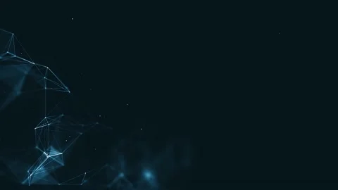 Abstract Plexus Geometrical Background Loop Stock Footage 153835772