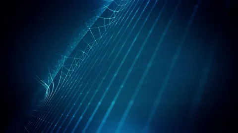 Abstract Plexus Geometrical Background Loop Stock Footage 153991746
