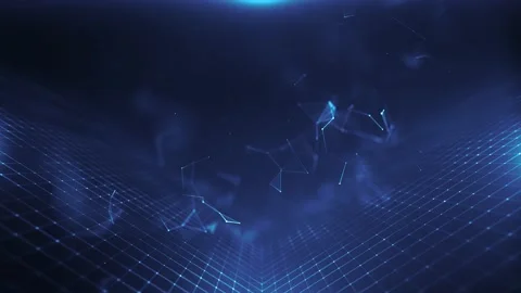 Abstract Plexus Geometrical Background Loop Stock Footage 157105367