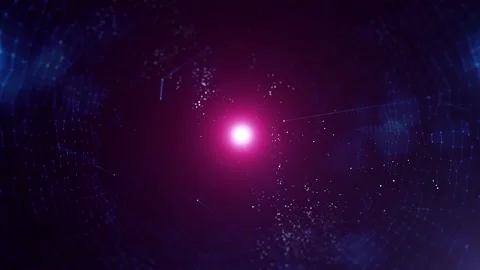 Abstract Plexus Geometrical Background Loop Video stock 157872596