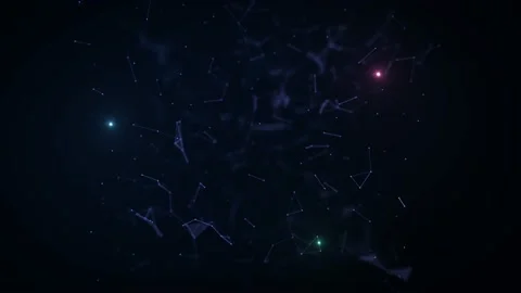 Abstract Plexus Geometrical Background Loop Video stock 157926899