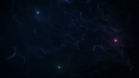 Abstract Plexus Geometrical Background Loop Stock Footage 157926901