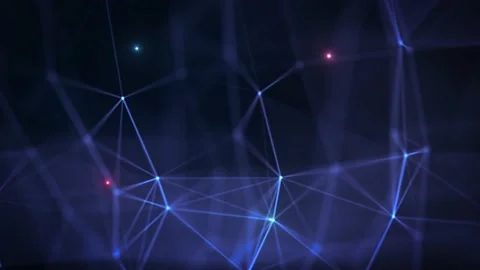Abstract Plexus Geometrical Background Loop Stock Footage 157985262