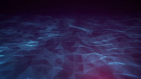 Abstract Plexus Geometrical Background Loop Stock Footage 158086009