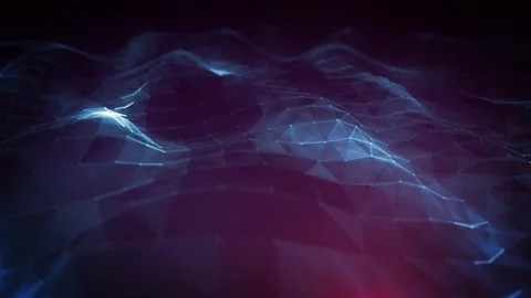 Abstract Plexus Geometrical Background Loop Stock Footage 158622944