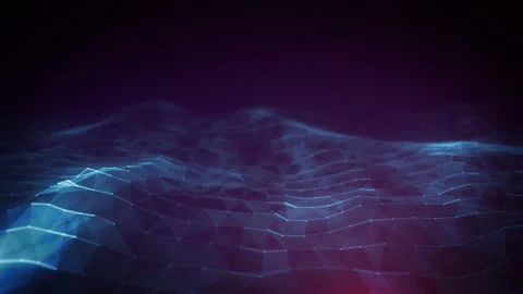 Abstract Plexus Geometrical Background Loop Stock Footage 158671208