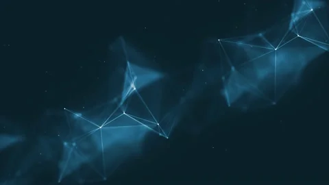 Abstract Plexus Geometrical Background Loop Stock Footage 158682841