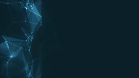Abstract Plexus Geometrical Background Loop Stock Footage 158794051