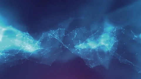 Abstract Plexus Geometrical Background Loop Video stock 158983915