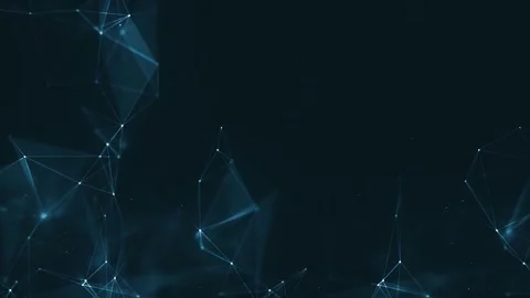 Abstract Plexus Geometrical Background Loop Stock Footage 158997751