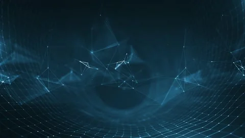 Abstract Plexus Geometrical Background Loop Stock-Footage 159490067