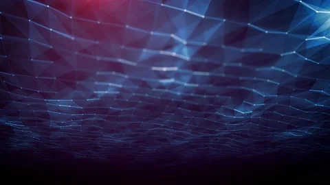 Abstract Plexus Geometrical Background Loop Stock Footage 159537446