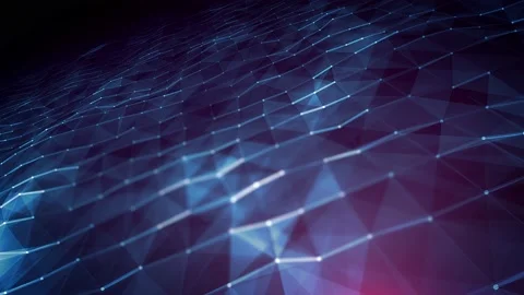 Abstract Plexus Geometrical Background Loop Stock Footage 159818498