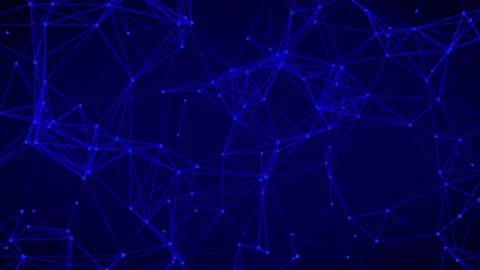 Abstract Plexus Geometrical line Communication And Technology Network Stock Footage 141972186