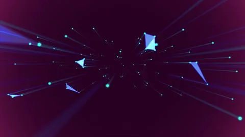 Abstract plexus geometrical shapes Stock Illustration
