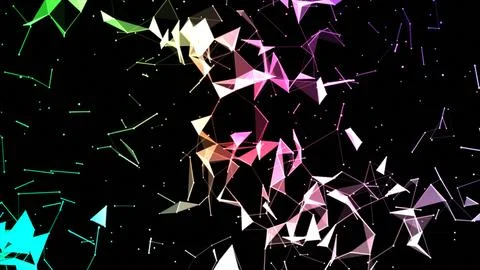 Abstract plexus geometrical shapes Stock Illustration