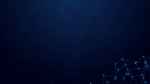 Abstract plexus geometry background connecting technology concept digital Stock Footage 124677488