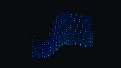 Abstract Plexus Globe Morphing Into Cyber Topography Wave 4K 스톡 동영상 335634000