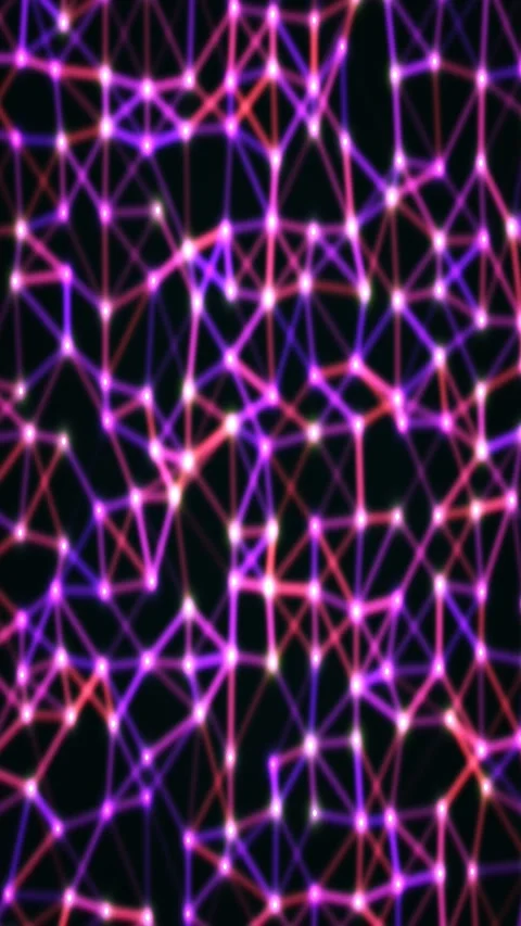 Abstract plexus gradient animated background with teal mid colors Stock Footage 331261391