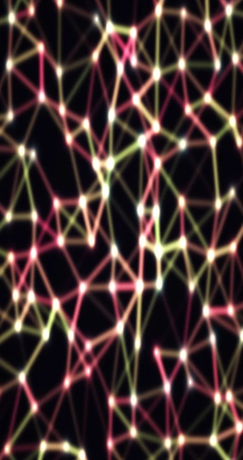 Abstract plexus gradient animated background with violet mid colors Stock Footage 331658591