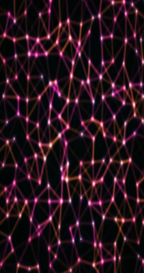 Abstract plexus gradient animated background with teal deep colors Stock Footage 331674267
