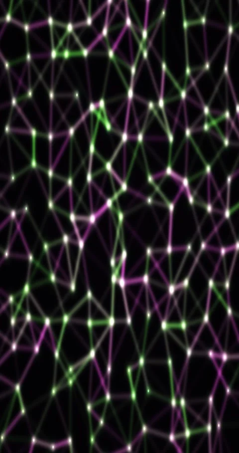 Abstract plexus gradient animated background with orchid deep colors Stock Footage 331831369