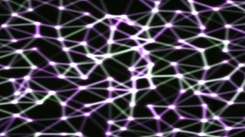 Abstract plexus gradient animated background with jade soft colors Stock Footage 331938912