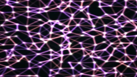 Abstract plexus gradient animated background with cyan soft colors Stock Footage 331951846