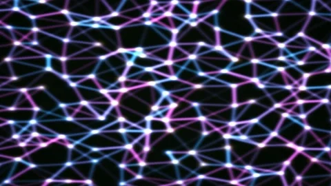 Abstract plexus gradient animated background with forest soft colors Stock Footage 331959479