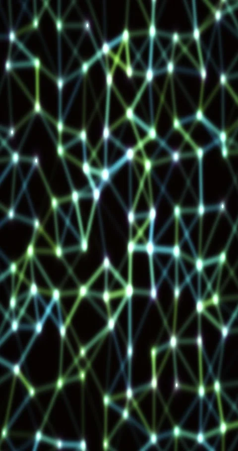 Abstract plexus gradient animated background with scarlet deep colors Stock Footage 332092121