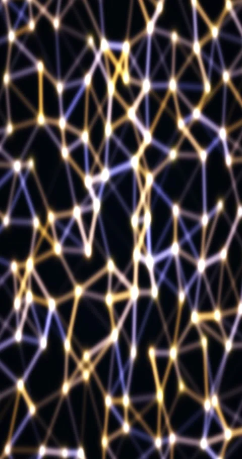 Abstract plexus gradient animated background with azure mid colors 스톡 동영상 332166725