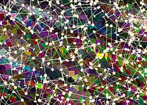 Abstract plexus lines connection background Stock Illustration