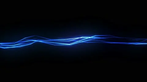 Abstract Plexus Lines Strings Flowing Seamless Loop Stock Footage 160065867