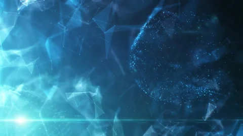 Abstract Plexus Looped Background 4K Stock Footage 305930360