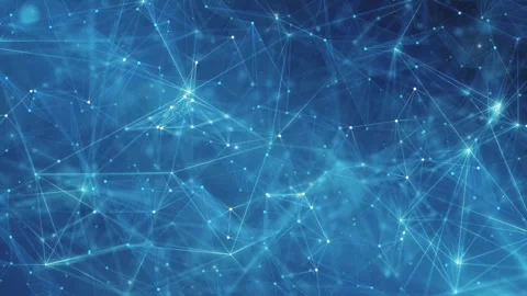 Abstract Plexus Motion Technology and Science Innovation Stock Footage 283666413