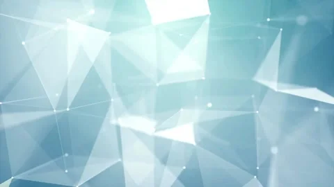 Abstract plexus network animation with glowing white lines and nodes Stock Footage 336119164