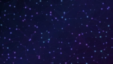 Abstract plexus network connection on dark background Stock Footage 335942580
