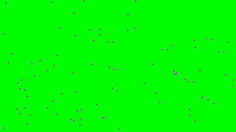 Abstract Plexus Network Dots and Lines Connecting Motion in green background Stock Footage 344951815