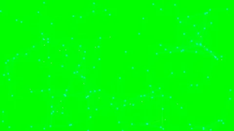 Abstract Plexus Network Dots and Lines Connecting Motion in green background Stock Footage 344952197