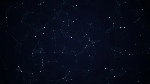 Abstract Plexus Network Motion Background Stock Footage 344809570