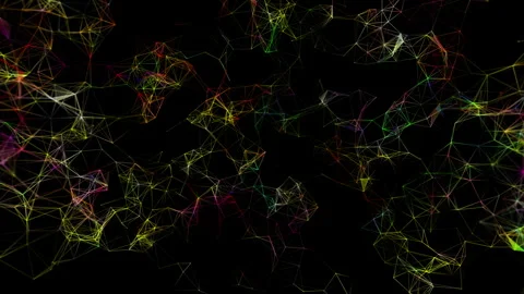 Abstract Plexus Network Technology Science Video? Background Stock Footage 338161552