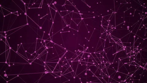 Abstract  plexus particles video moving background with shine on background Stock Footage 93971949