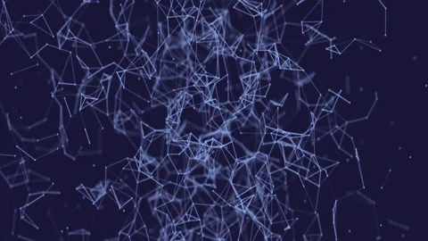Abstract plexus shapes. Connection and web concept. Stock Footage 132287771