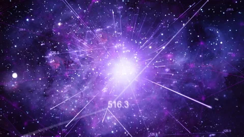 ABSTRACT PLEXUS SPACE NEBULA MOTION BACKGROUND Stock Footage 138096764